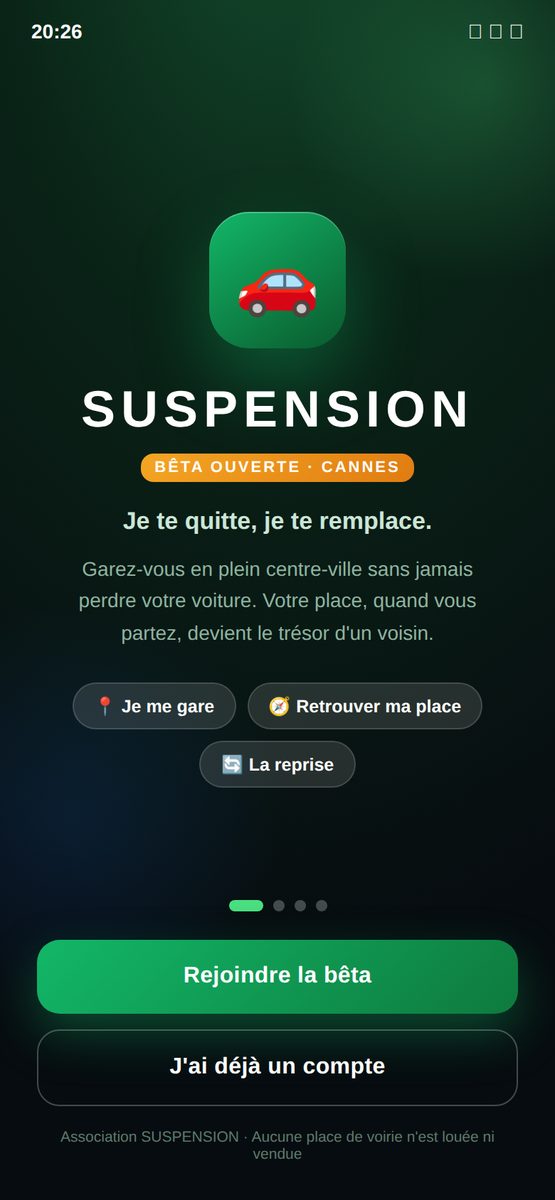 Bienvenue sur SUSPENSION